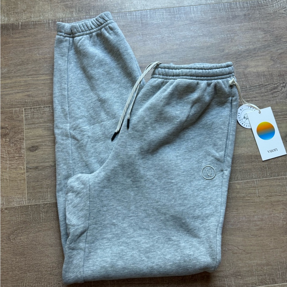 New With Tags Vuori Sedona Sweatpant Light Heather Gray XS NWT Cozy Lounge wear - Picture 5 of 8